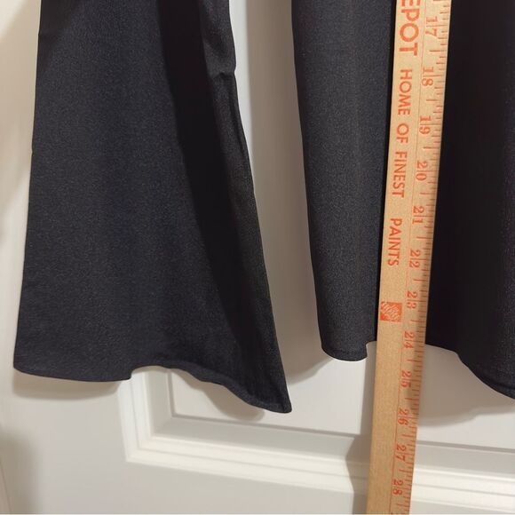 NWT CALVIN KLEIN BOHO MINIMALIST CROSS STITCH BELL SLEEVES‎ BLOUSE SMALL OFFICE - Picture 4 of 14